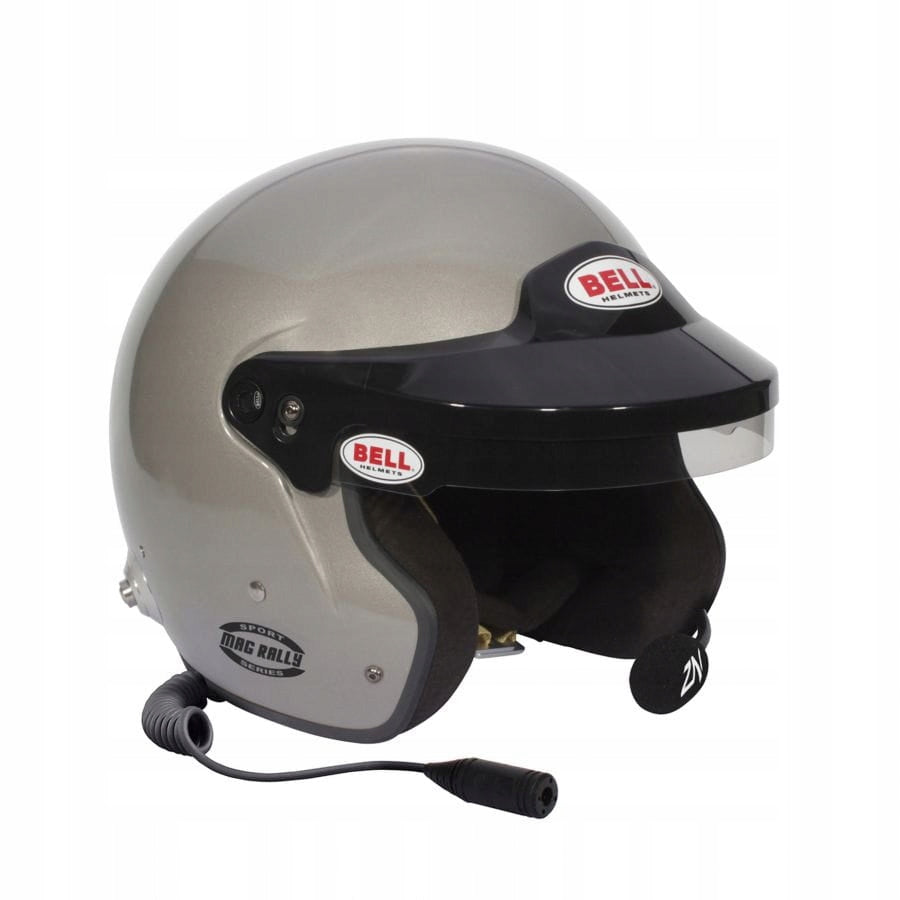 Rally helmet Bell MAG Rally, XL (61-61+), silver, (FIA 8856-2015) EAN (GTIN) 8027281114167