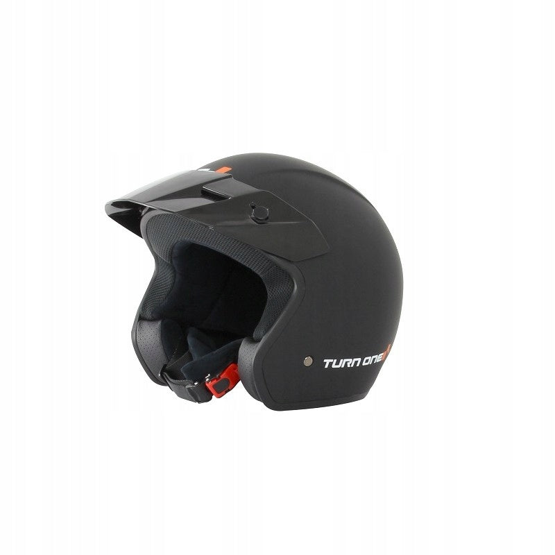 Rally helmet TURN ONE Track black KJS ECE size M