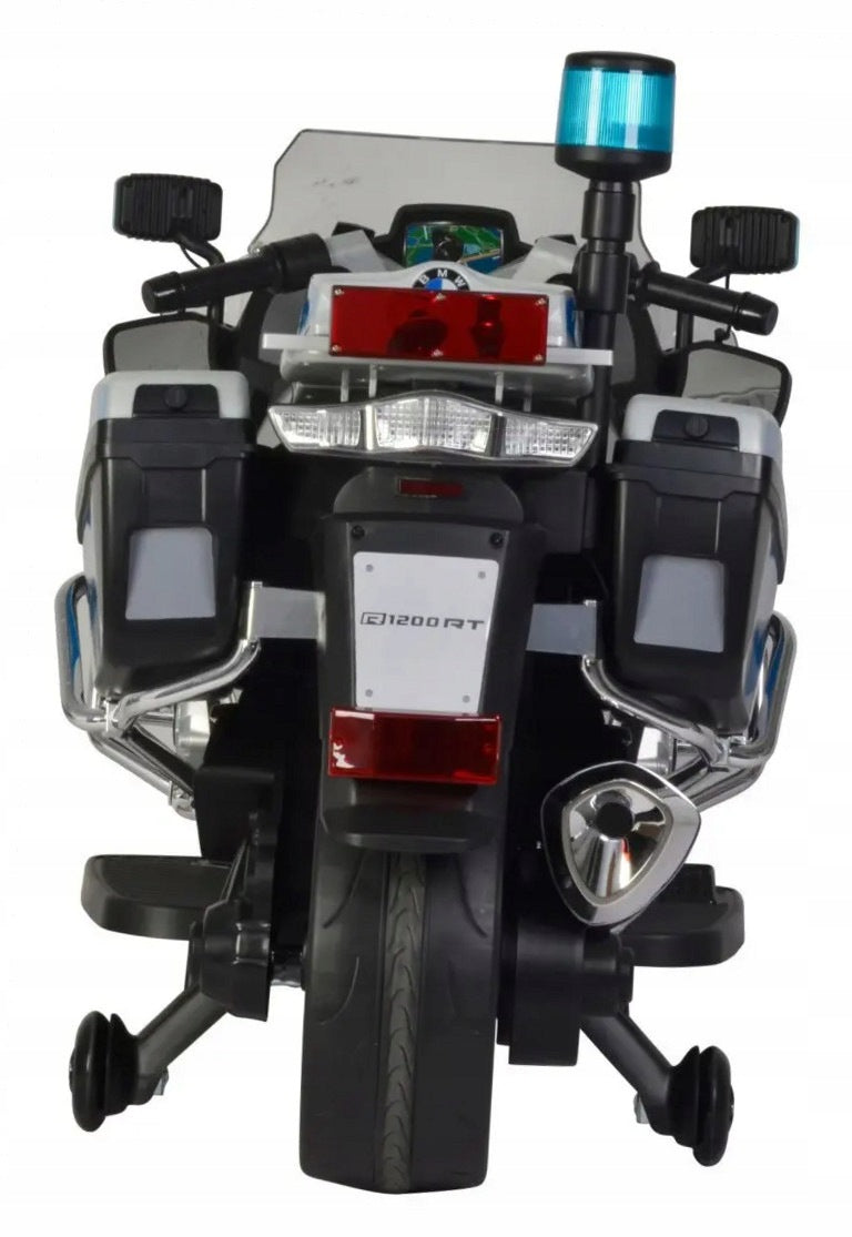 Ramiz BMW R1200RT Police Electric Motorcycle for Kids Auxiliary Wheels Maximum speed 5 km/h