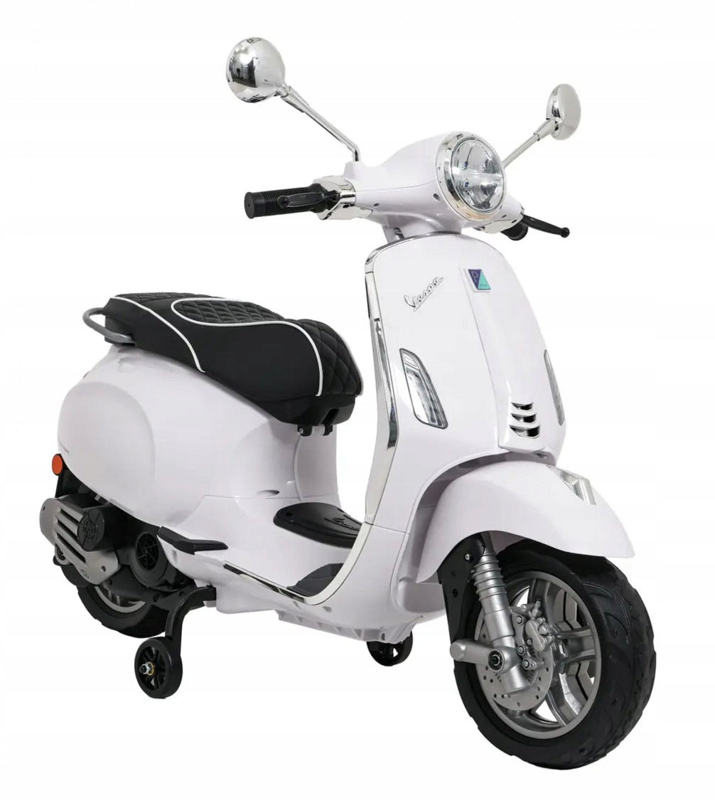 Ramiz Vehicle Scooter Vespa ROMA White motorbike for child Brand Ramiz