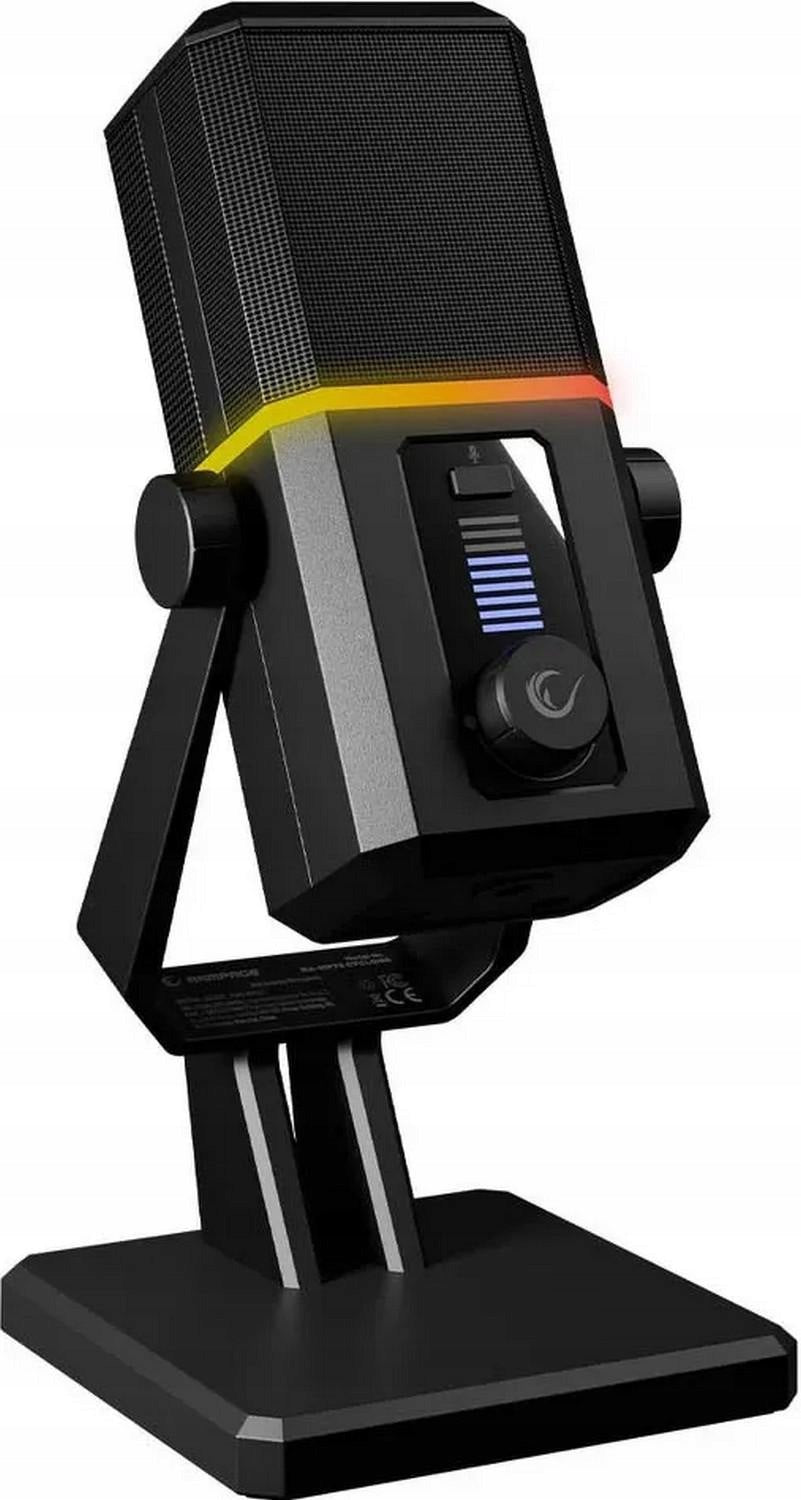 Rampage Cyclone RGB gaming microphone USB-C black Packaging status original