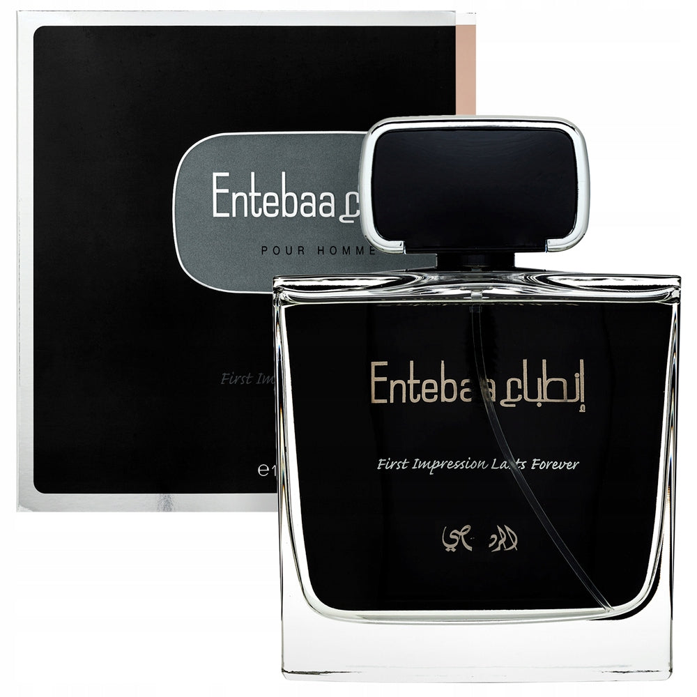 Rasasi Entebaa Pour Homme Perfumed Water 100 ml Packaging status original