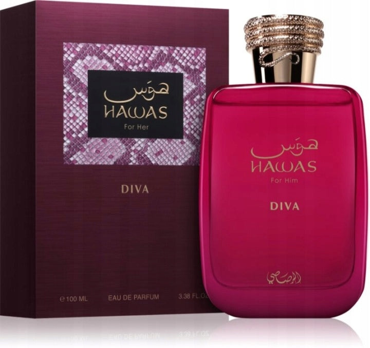 Rasasi Hawas Diva Eau de Parfum EDP 100 ml original product