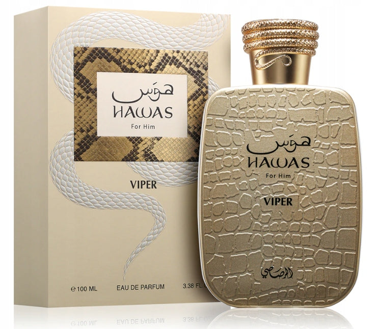Rasasi Hawas Viper EDP 100 ml Men's Cologne Manufacturer code 614514555132