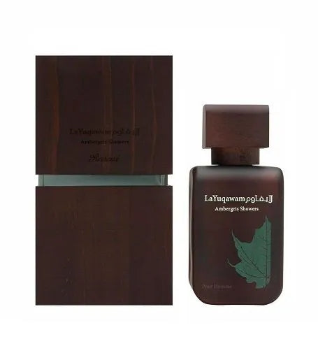 Rasasi La Yuqawam Ambergris Showers Perfumed Water 75 ml Packaging status original