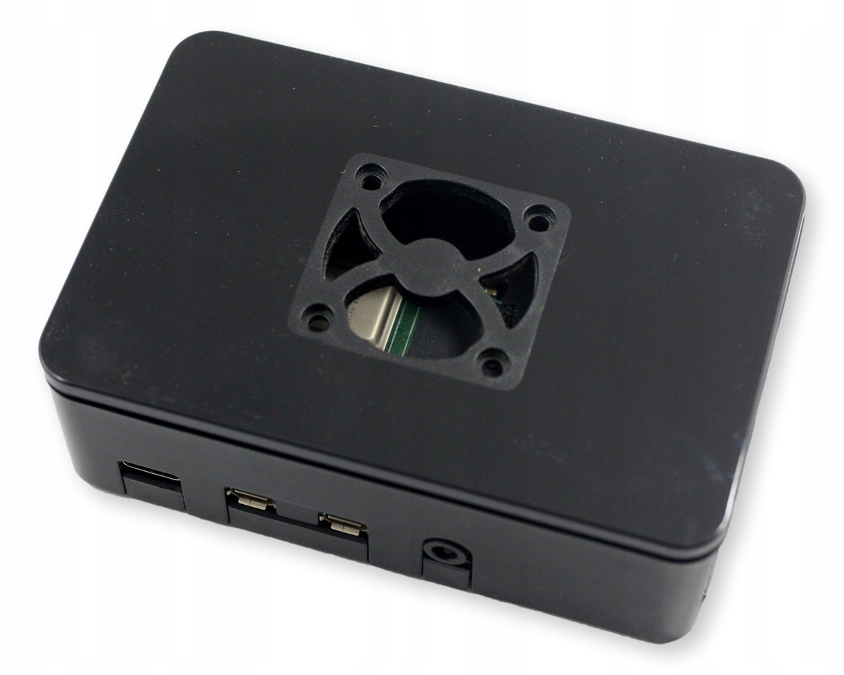 Raspberry Pi 4B housing black – space for a fan, II grade