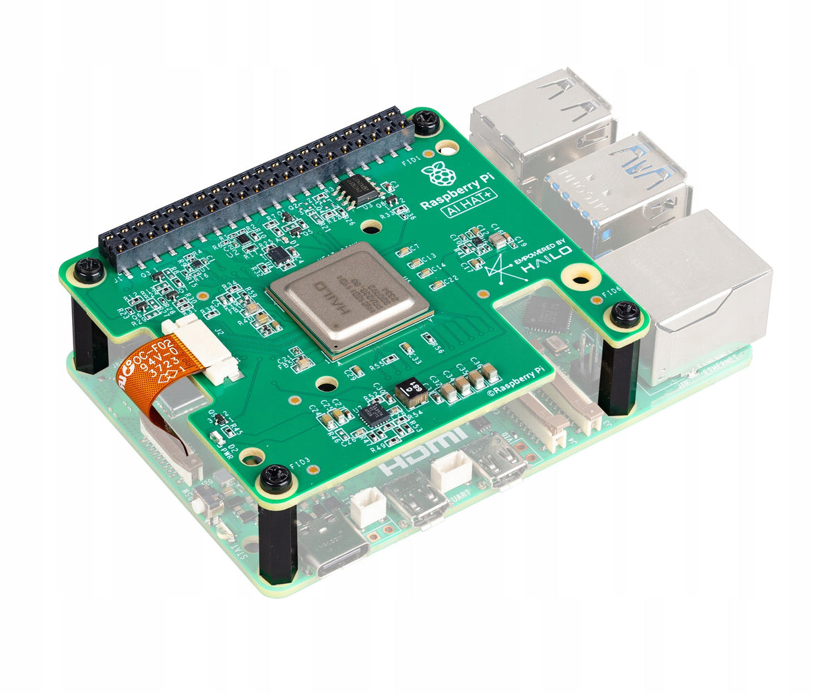 Raspberry Pi AI HAT+ 13 TOPS - HAT+ module with AI accelerator