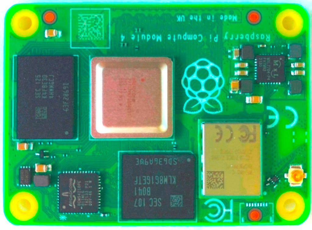 Raspberry Pi CM4 Compute Module 4, 4GB RAM, 8GB eMMC Manufacturer code CM4104008