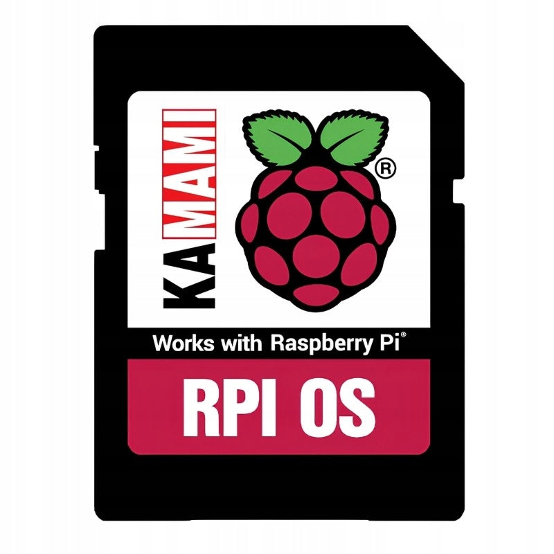 Raspberry Pi OS microSD 64GB Class 10 (former Raspbian)