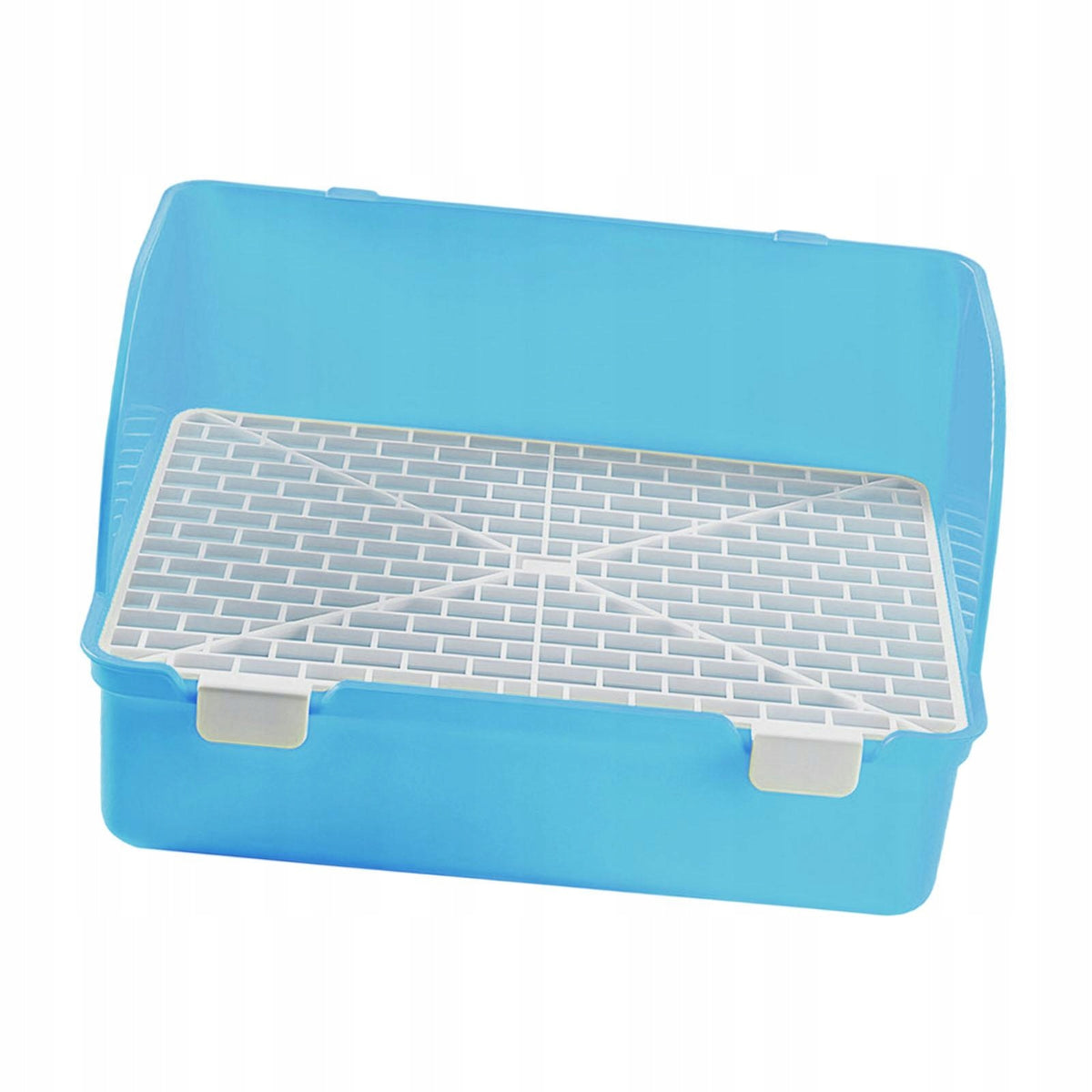 Rat Small Litter Box Training Pan Potty Tray Toilet Corner Litter Blue Packaging status original