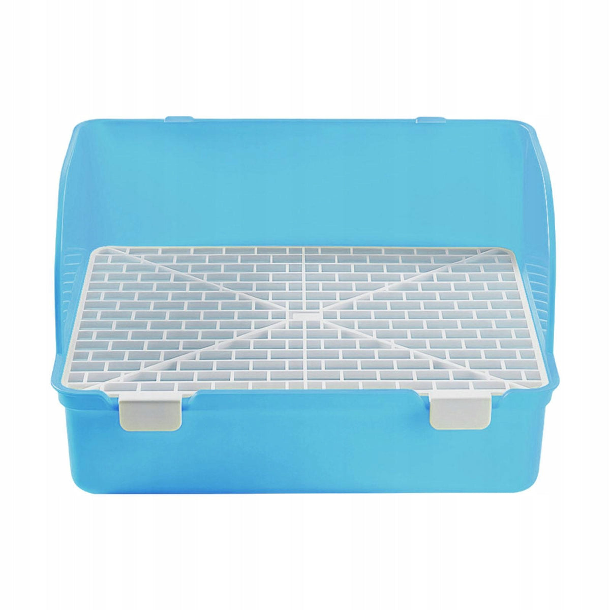 Rat Small Litter Box Training Pan Potty Tray Toilet Corner Litter Blue
