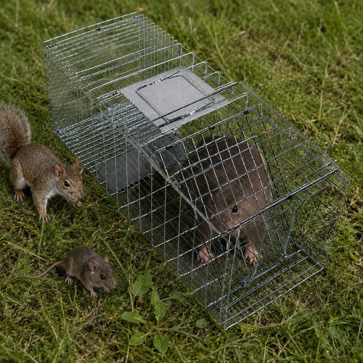 Rat Trap Mice Kuna Rodents Rat Paw Cage 40x12x12 Manufacturer code Pułapka na Szczury Myszy LB- 07 Anytech