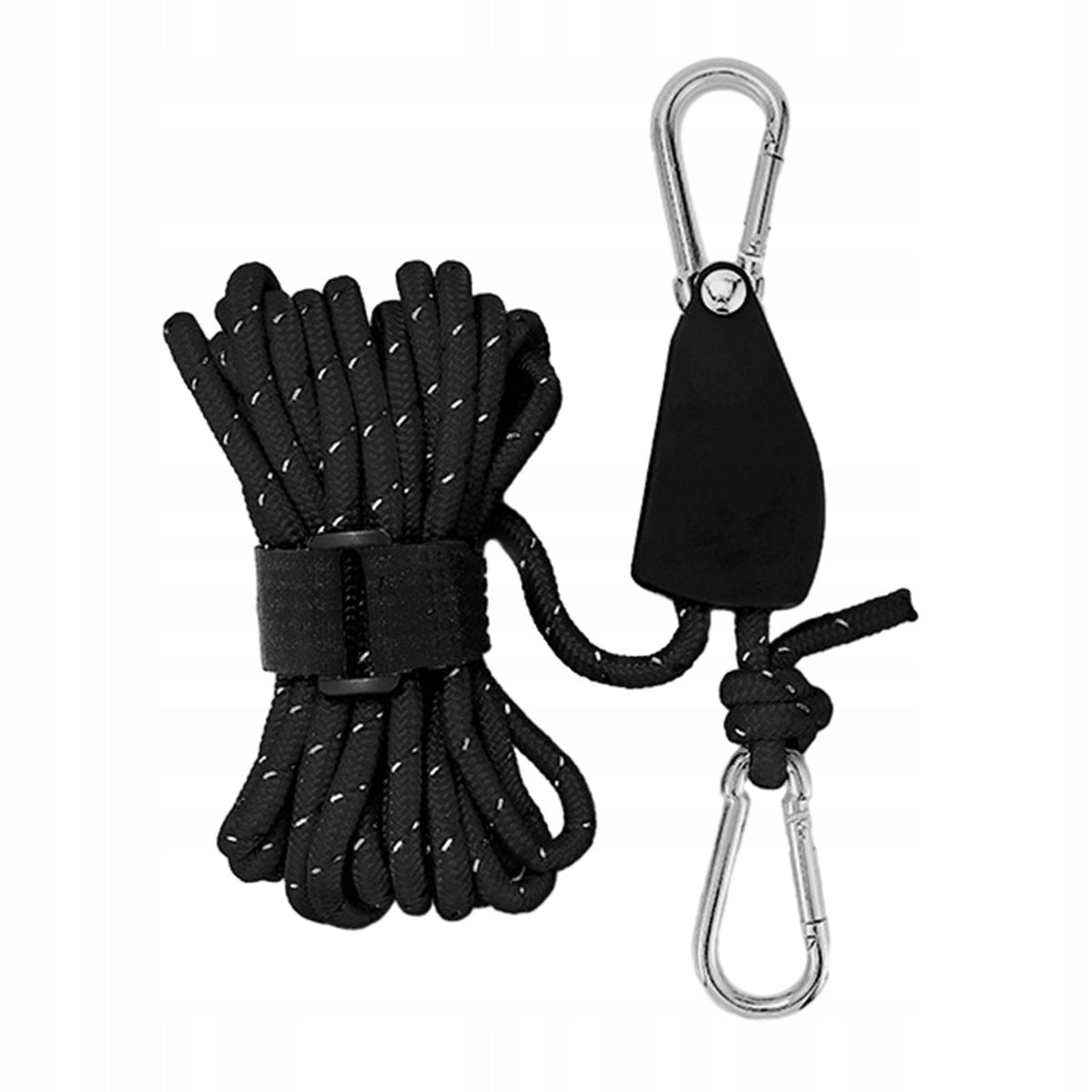 Ratchet Pulley Rope Hanger Bungee Tent Rope Tensioner Quick L and Black Brand no brand