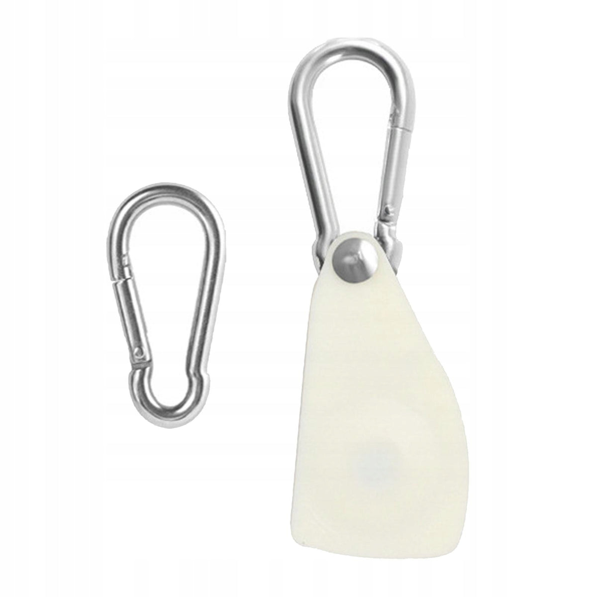 Ratchet Pulley System, Rope Tensioner Ratchet with Carabiner Hook, White Packaging status original