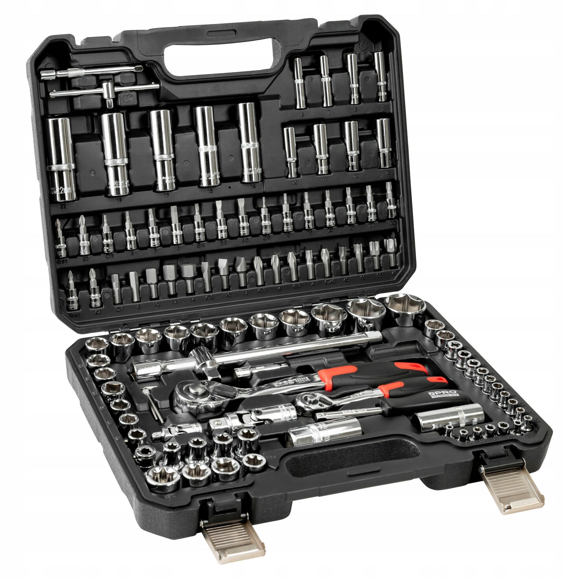 Ratchet socket wrench set 1/2 1/4 PRO 108 PRO WK407 Manufacturer code PRO-WK407