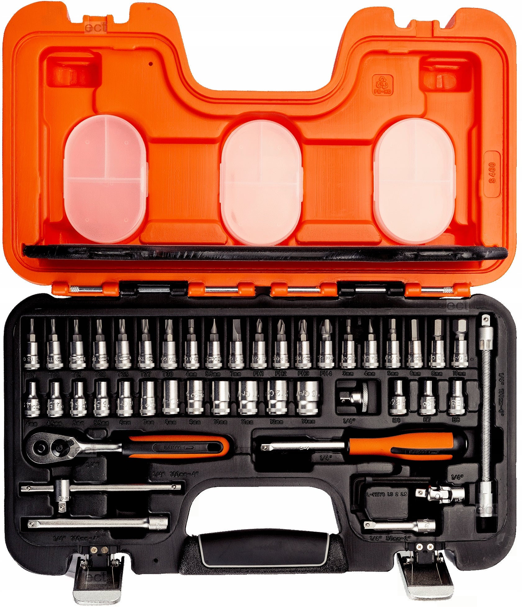 Ratchet socket wrenches Bahco S460 46 pieces Brand Bahco