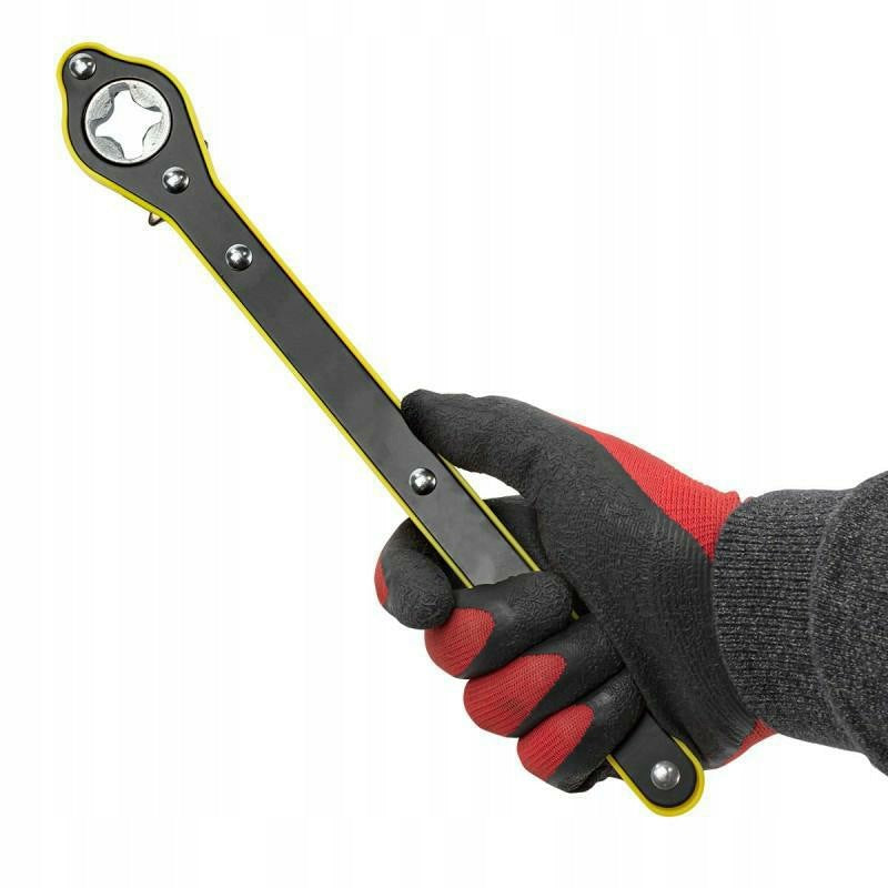 Ratchet wrench for trapezoidal lift length 345 mm Rockforce Product weight with unit packaging 0.3 kg