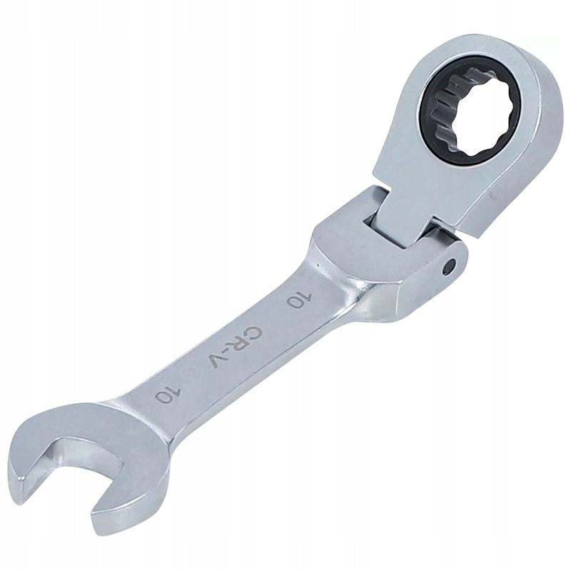 Ratcheting wrench short broken 10 mm, 90° angle, BGS 6910
