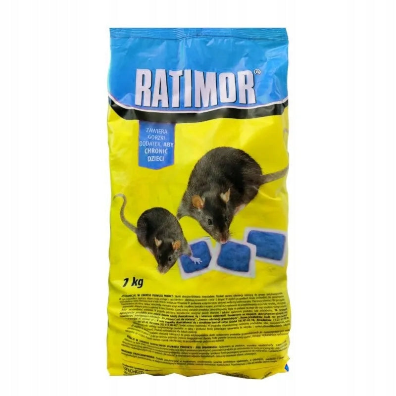 Ratimor Paste 1 kg Blue Brodifacoum - Strong poison for mice and rats
