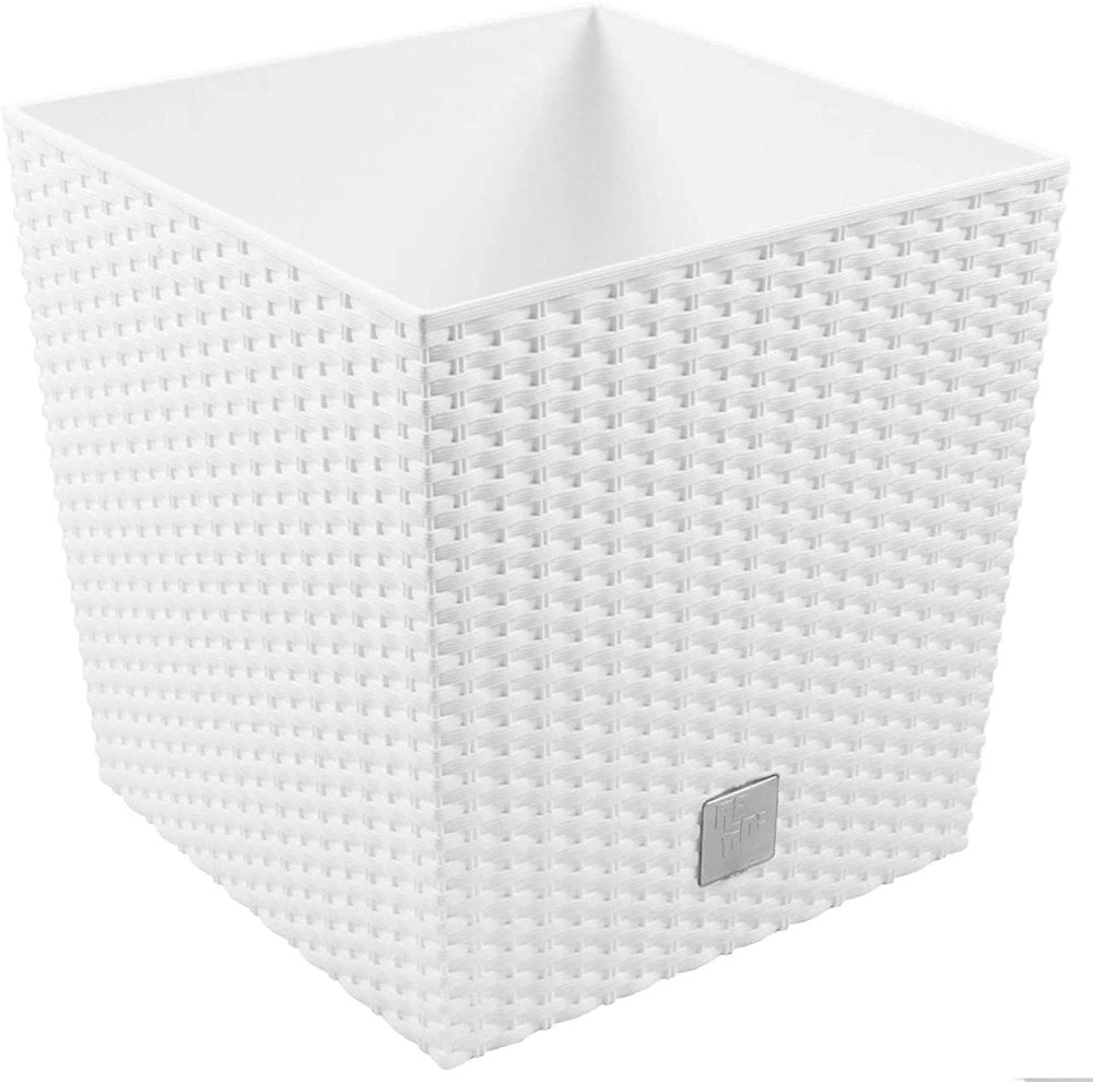 Rattan pot DRTS170L Rato low + insert White Product height 17 cm