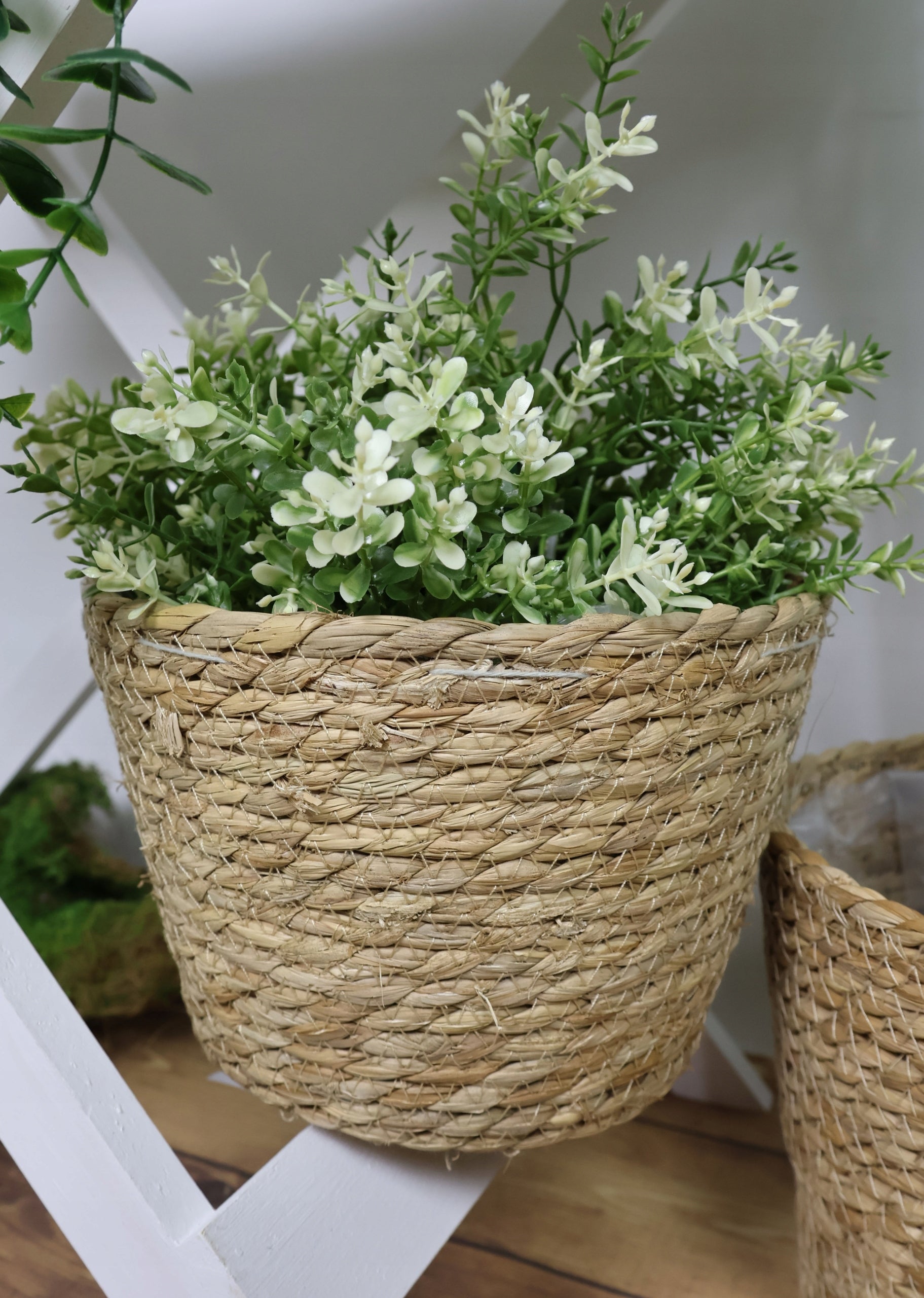 Rattan pot cover 17 x 21cm Manufacturer code 95511