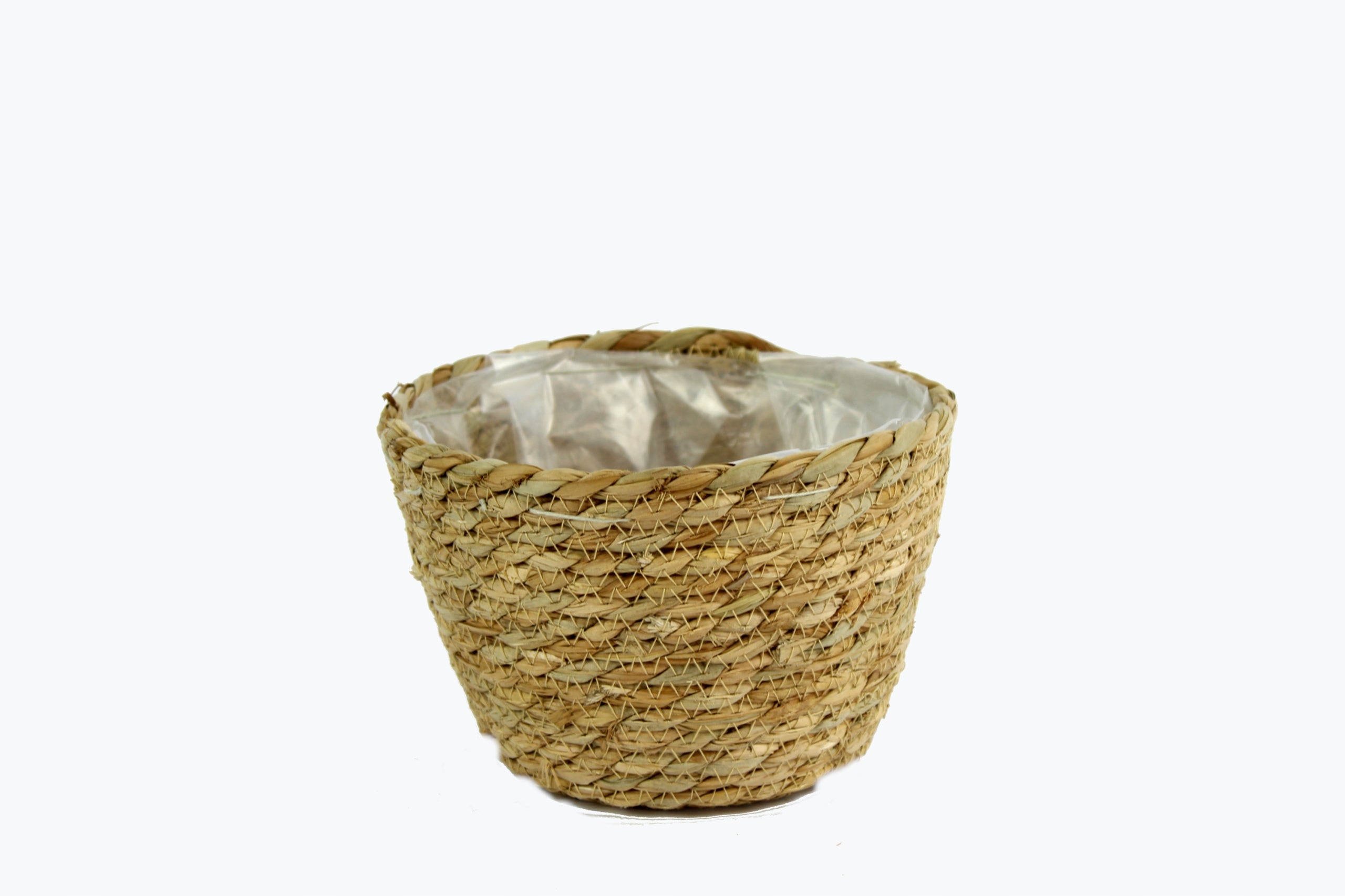 Rattan pot cover 19 x 13 cm