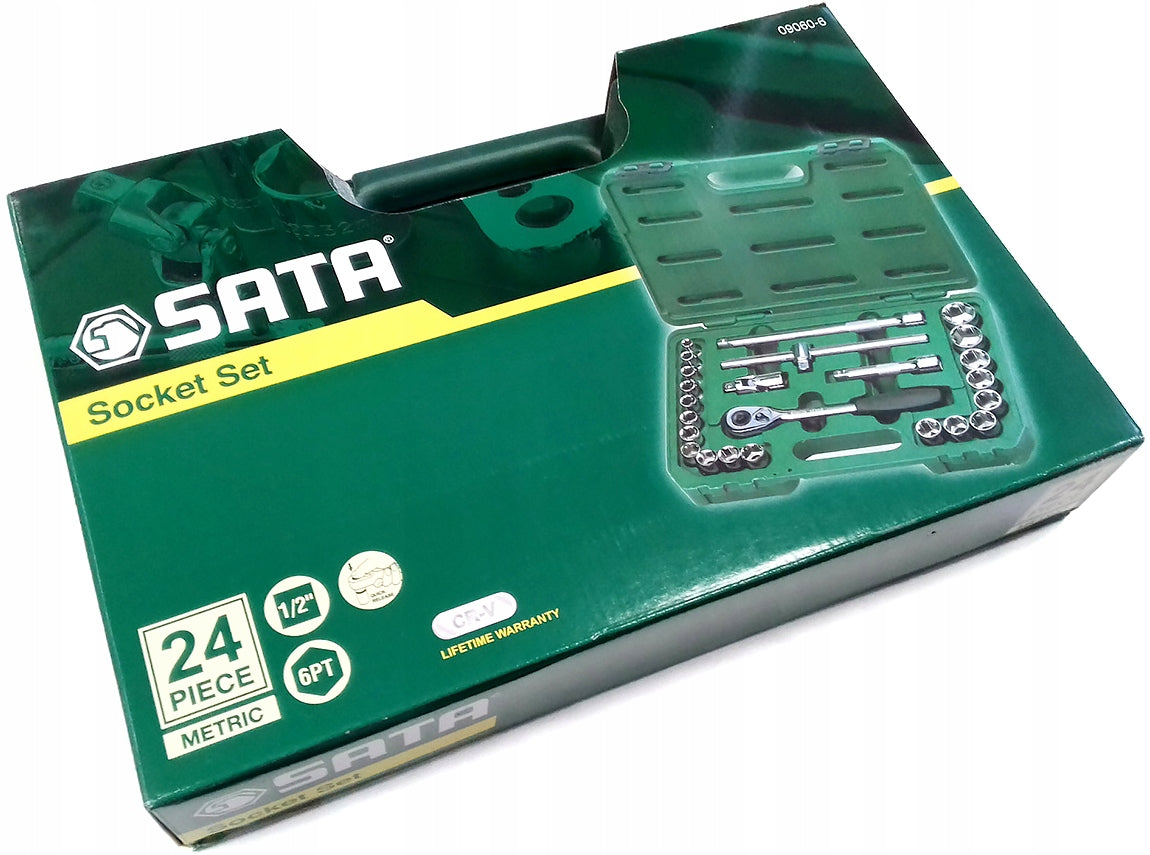 Rattle Socket Wrenches 1/2 Set 24 Piece SATA Product weight with unit packaging 3 kg