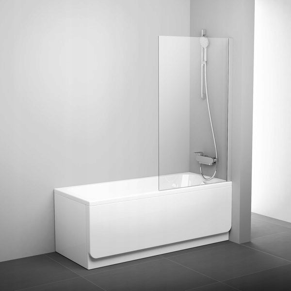 Badezimmerwand PVS1, Ravak, Maße: 80 Glas: Transparent 