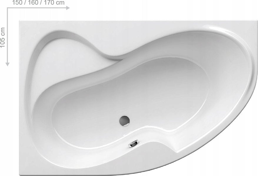 Badewanne Ravak Rosa II, 150x105 