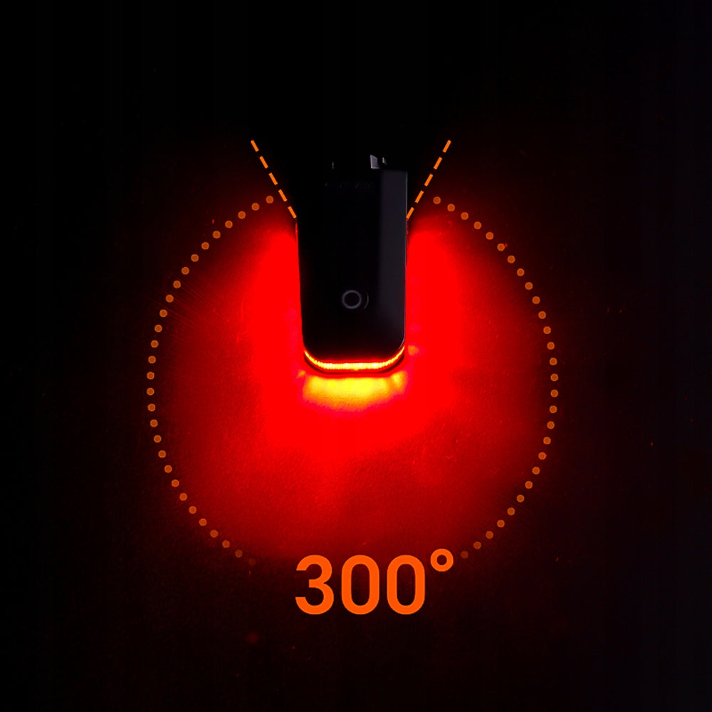 Ravemen CL01pro Rear Warning Light Bike For USB-C 200mAh 30lm Color black