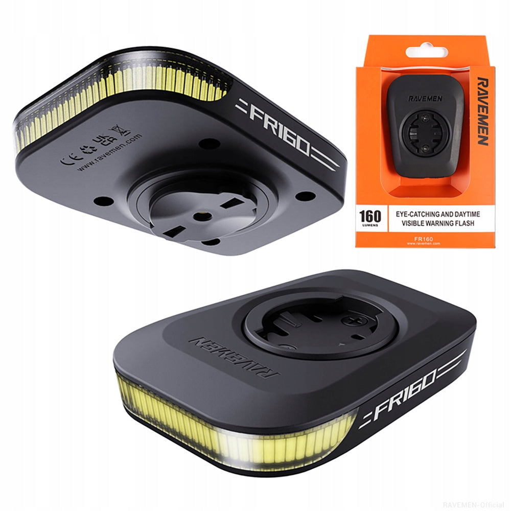 Ravemen FR160 Lampka Rowerowa Przednia COB do Jazdy Dziennej USB-C 160lm