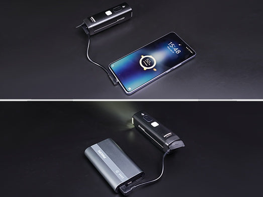 Ravemen K1800 Lampka Rowerowa Przednia LED 1800lm USB-C IPX6 5200mAh Kind front-facing