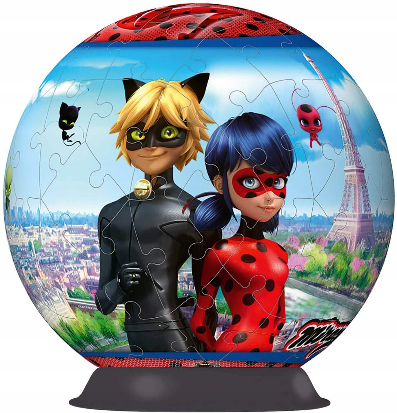Puzzle Ravensburger 3D Marienkäfer und Cat Noir, 72 d. 