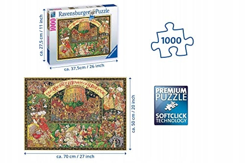 Puzzle Ravensburger Windsor-Frauen, 1000 Teile. 