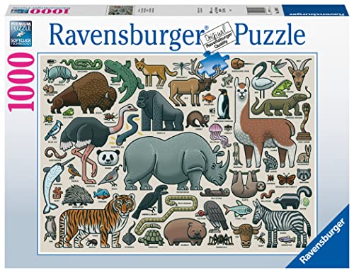 Puzzle Ravensburger 1000 Teile Du bist ein wildes Tier 