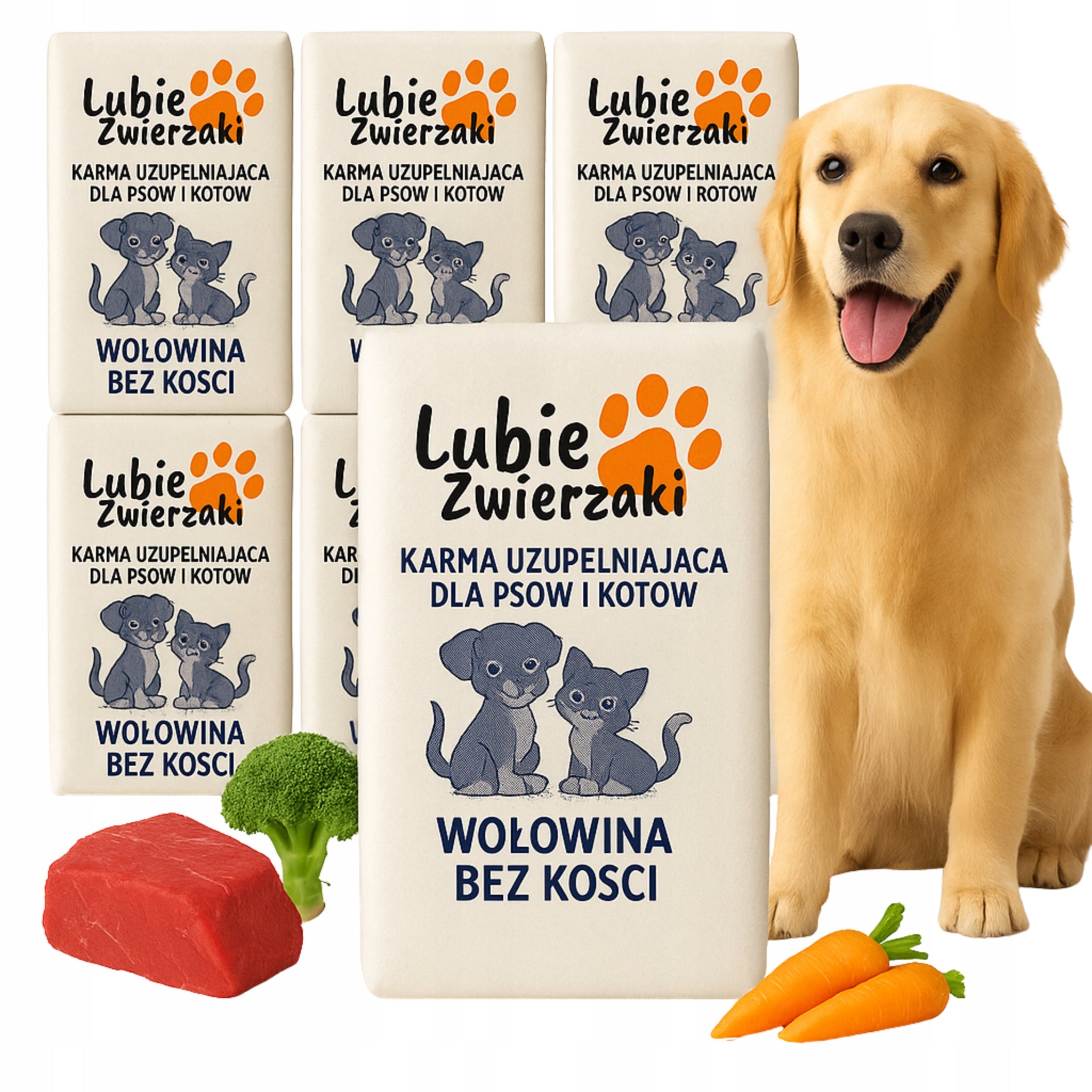 Raw Meat Frozen Dog Food Wet Beef BONELESS BARF 10kg
