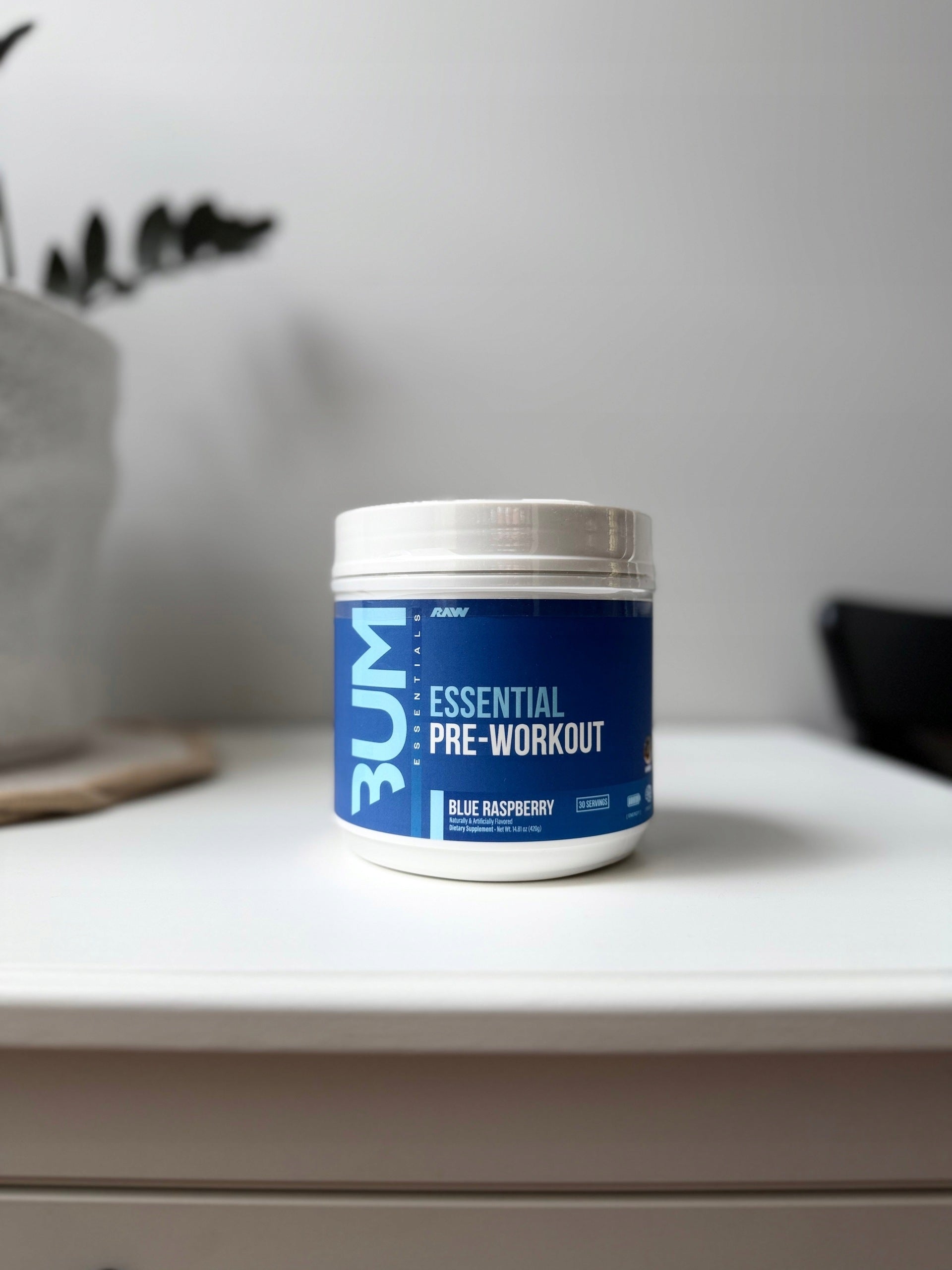 Raw Nutrition CBUM Essential Pre-Workout Blue Raspberry 420g Citrulline Manufacturer code RWS-15024