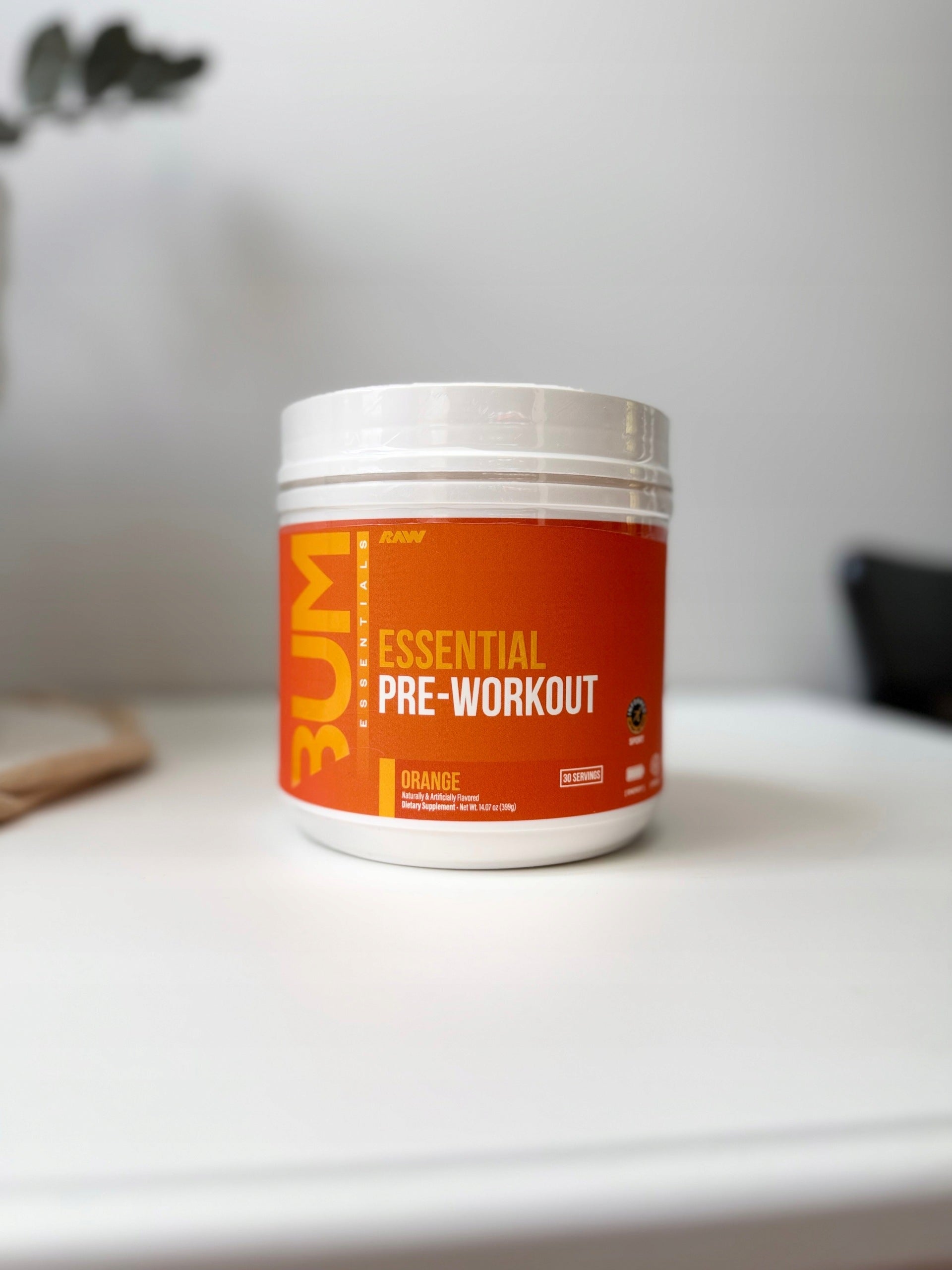 Raw Nutrition CBUM Essential Pre-Workout Pre-workout Orange 399g Expiration date at least 1 year from the date of purchase