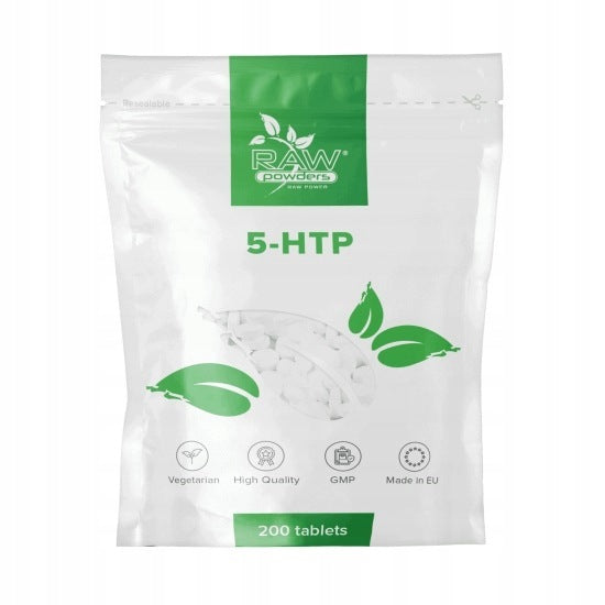 Raw POWDERS 5-HTP 200 mg 100 tablets