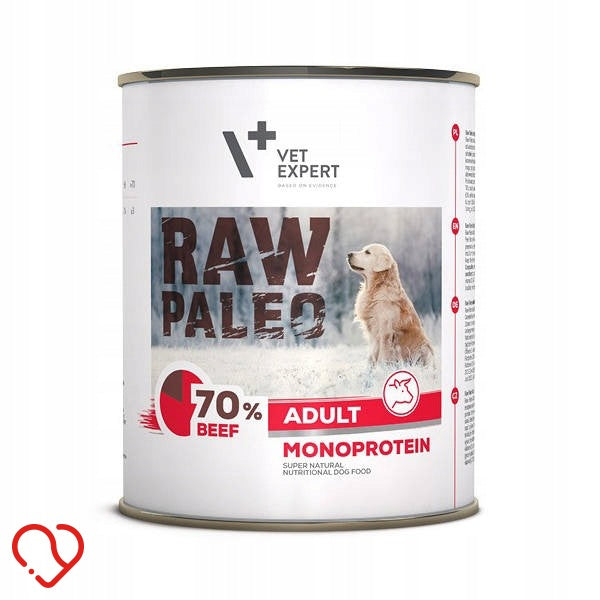 Raw Paleo - Beef - 800g - Wet Food for Adult Dogs