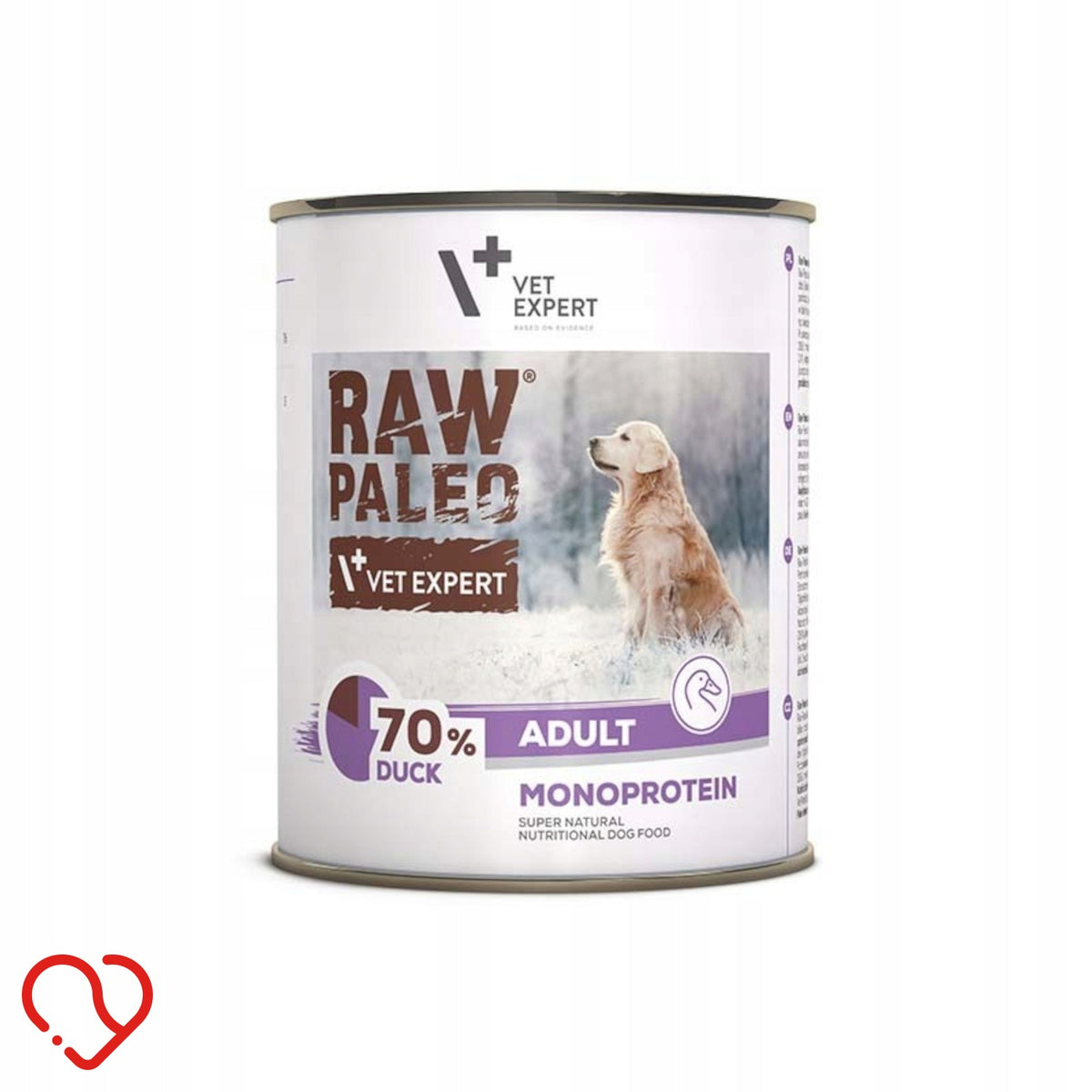 Raw Paleo - Duck - 800g - Wet Food for Adult Dogs