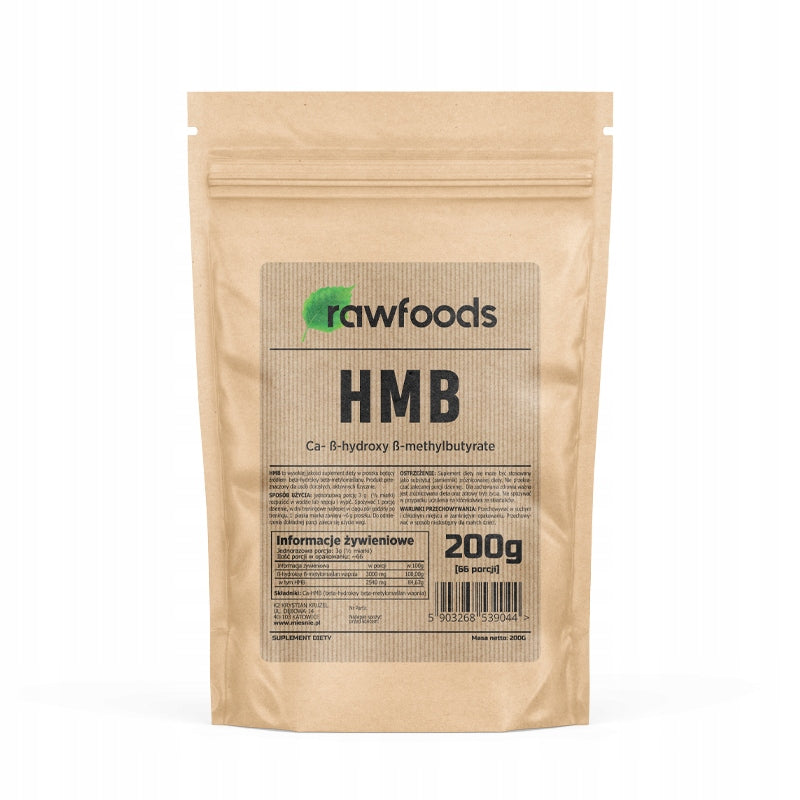 Rawfoods HMB POWDER PURE NATURAL ANTI-CATABOLIC 200g