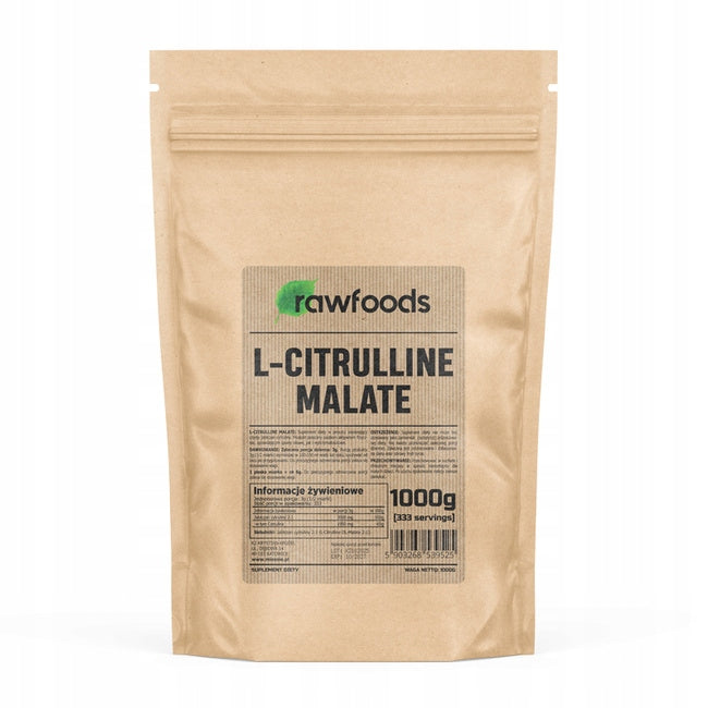 Rawfoods L-CITRULLINE MALATE Citrulline Pre-workout 1000g Natural 1kg