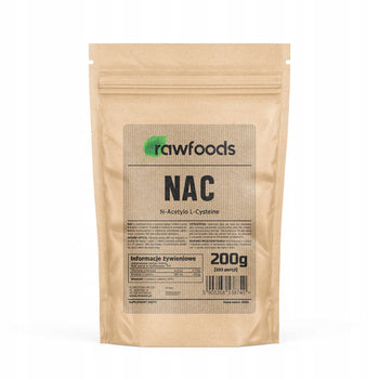Rawfoods NAC N-ACETYL L-CYSTEINE POWDER PURE NATURAL 200g