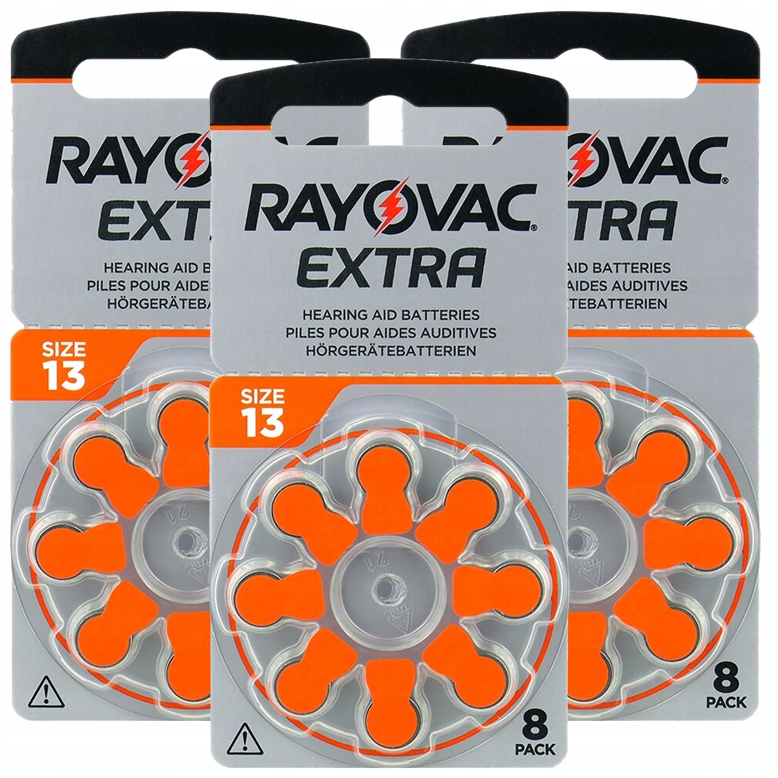 Rayovac 13 3BL Advanced Hearing Aid Batteries R3 24pcs