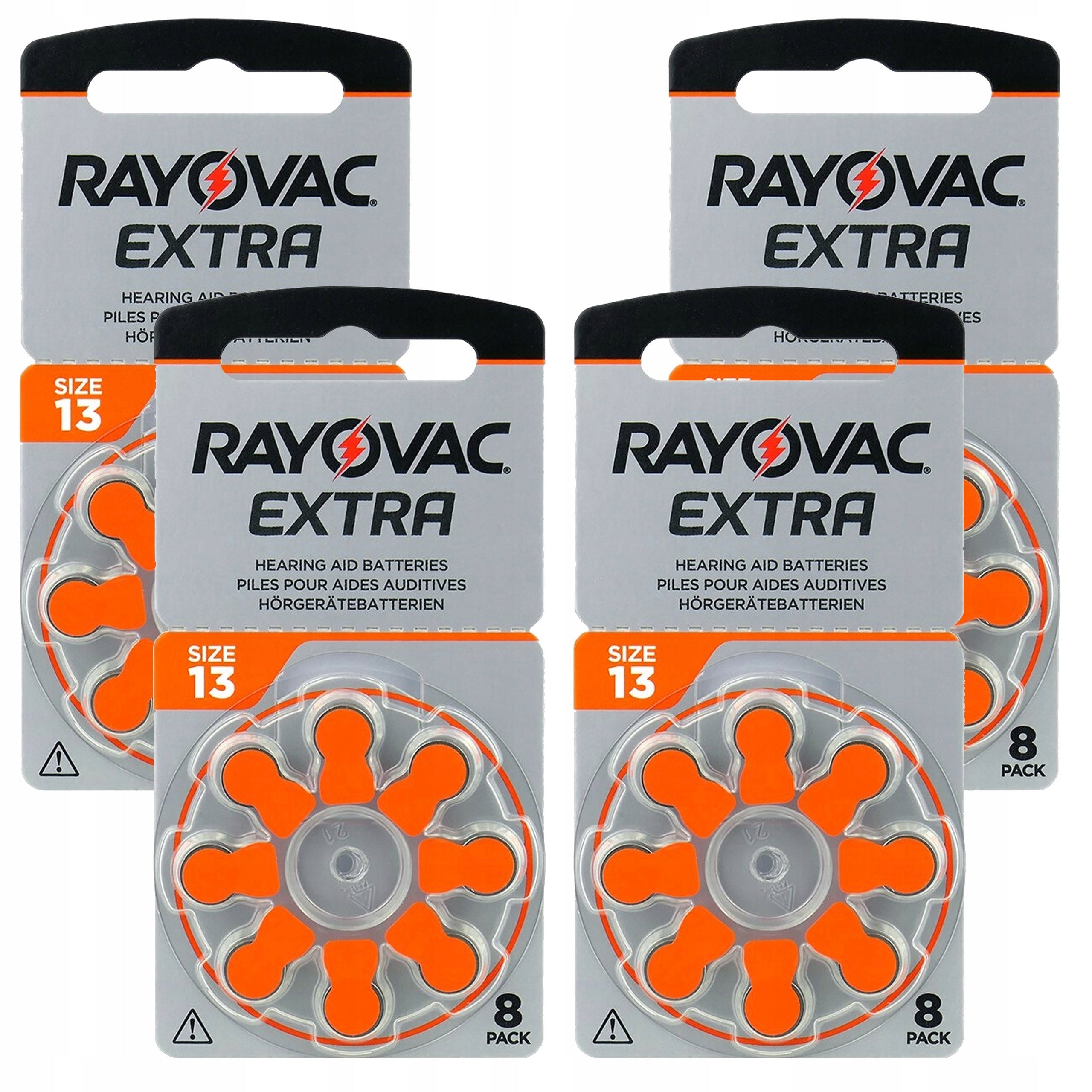 Rayovac 13 4BL EXTRA Hearing Aid Battery for Hearing Aid R4 32pcs