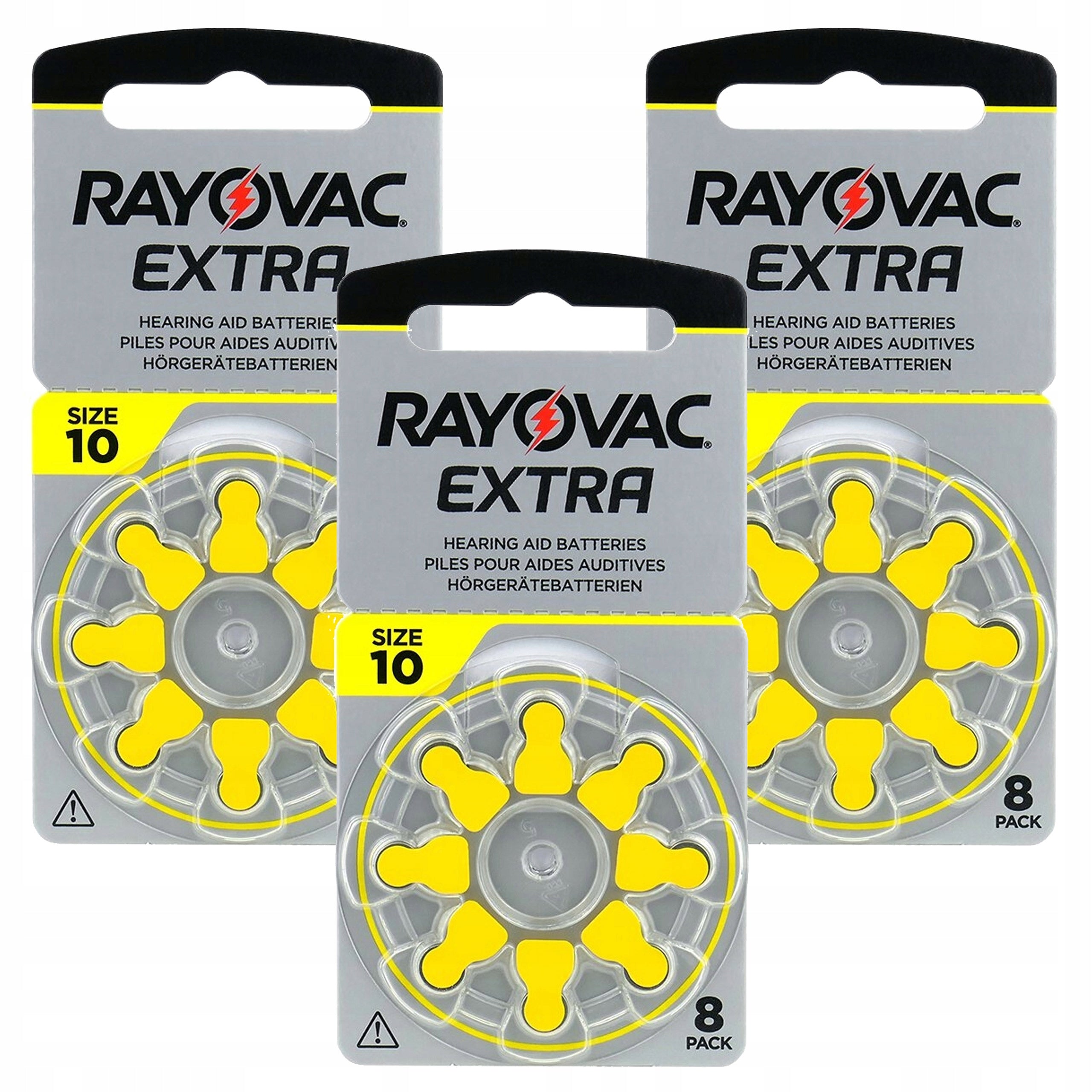 Rayovac Advanced 10 PR70 Hearing Aid Battery for Hearing Aid 3BL 24pcs