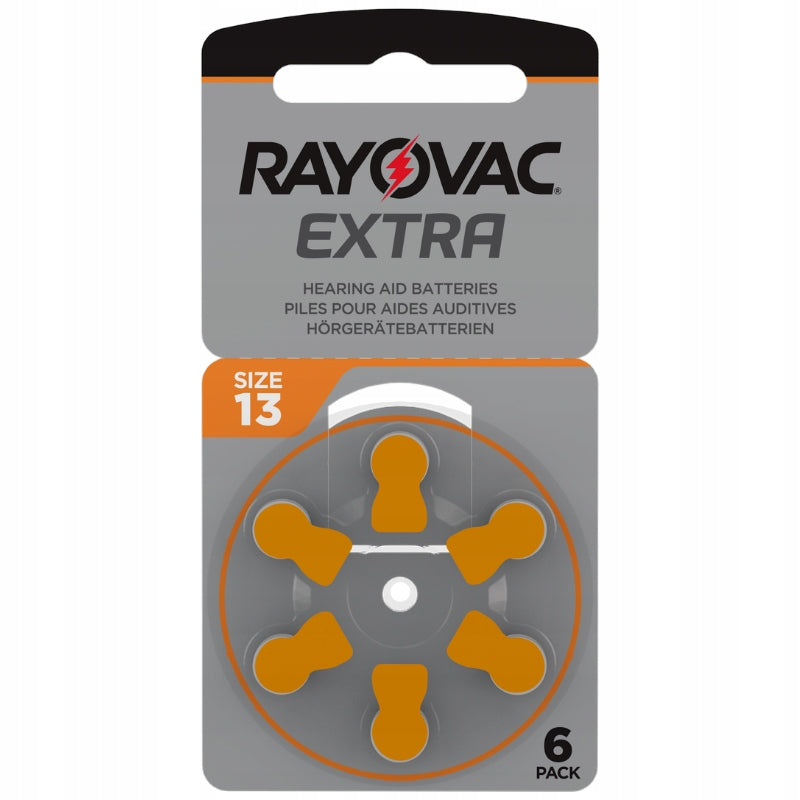 Rayovac Extra 13 EMF PR48 Hearing Aid Batteries 60 Pack Brand Rayovac