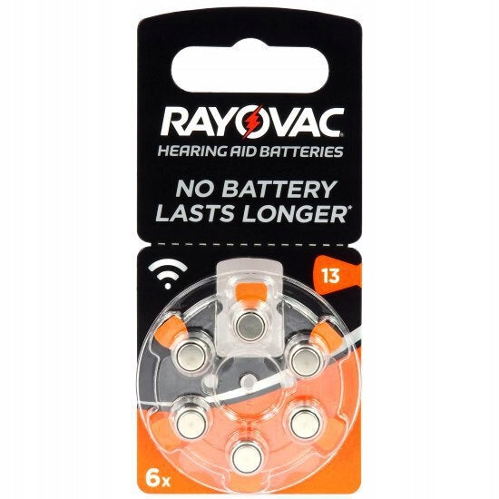 Rayovac batteries for hearing aid 6 pieces