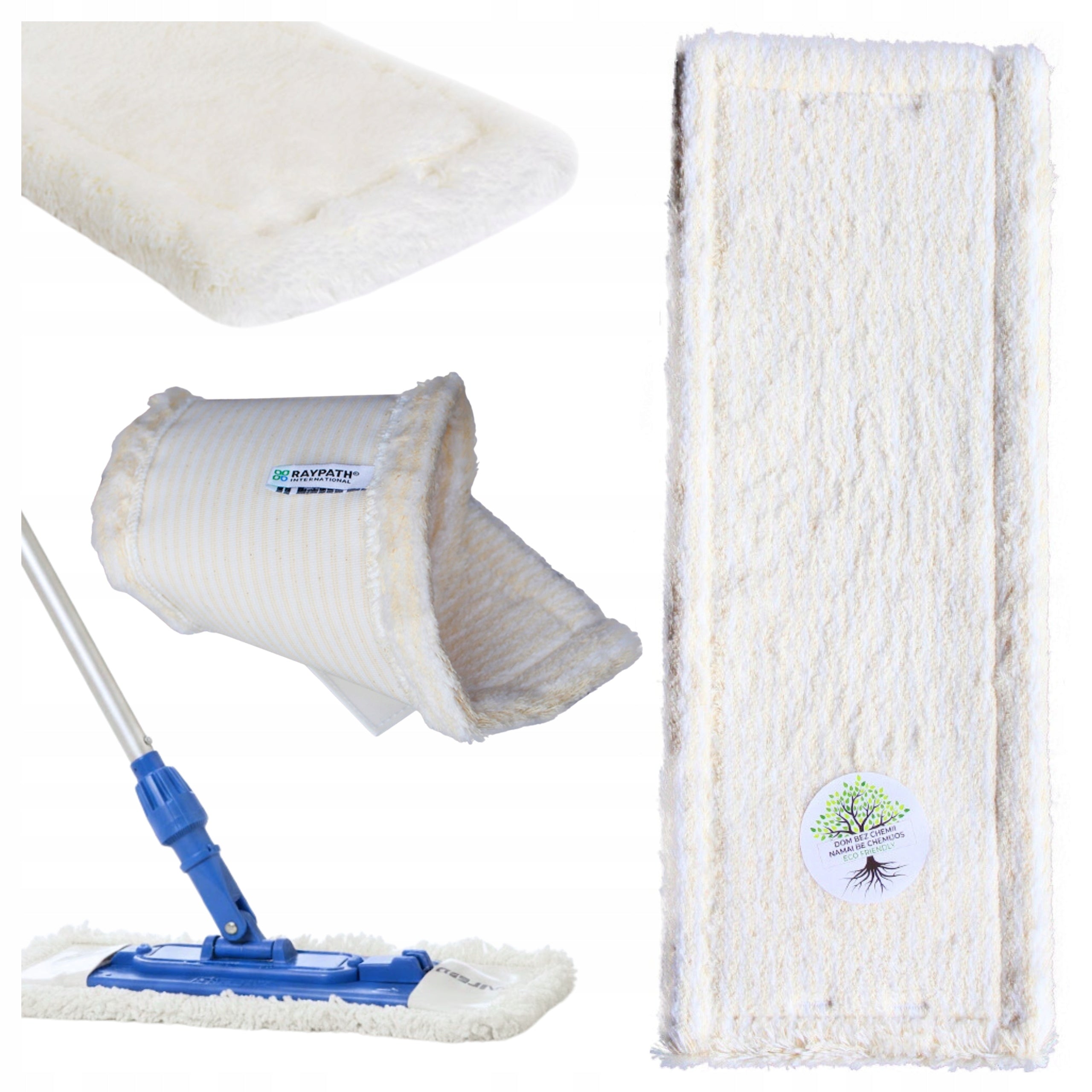 Raypath Flat Mop Refill Floor Cushion Industrial Beige